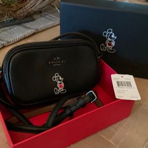 Coach Mickey Mouse Crossbody NWT and box